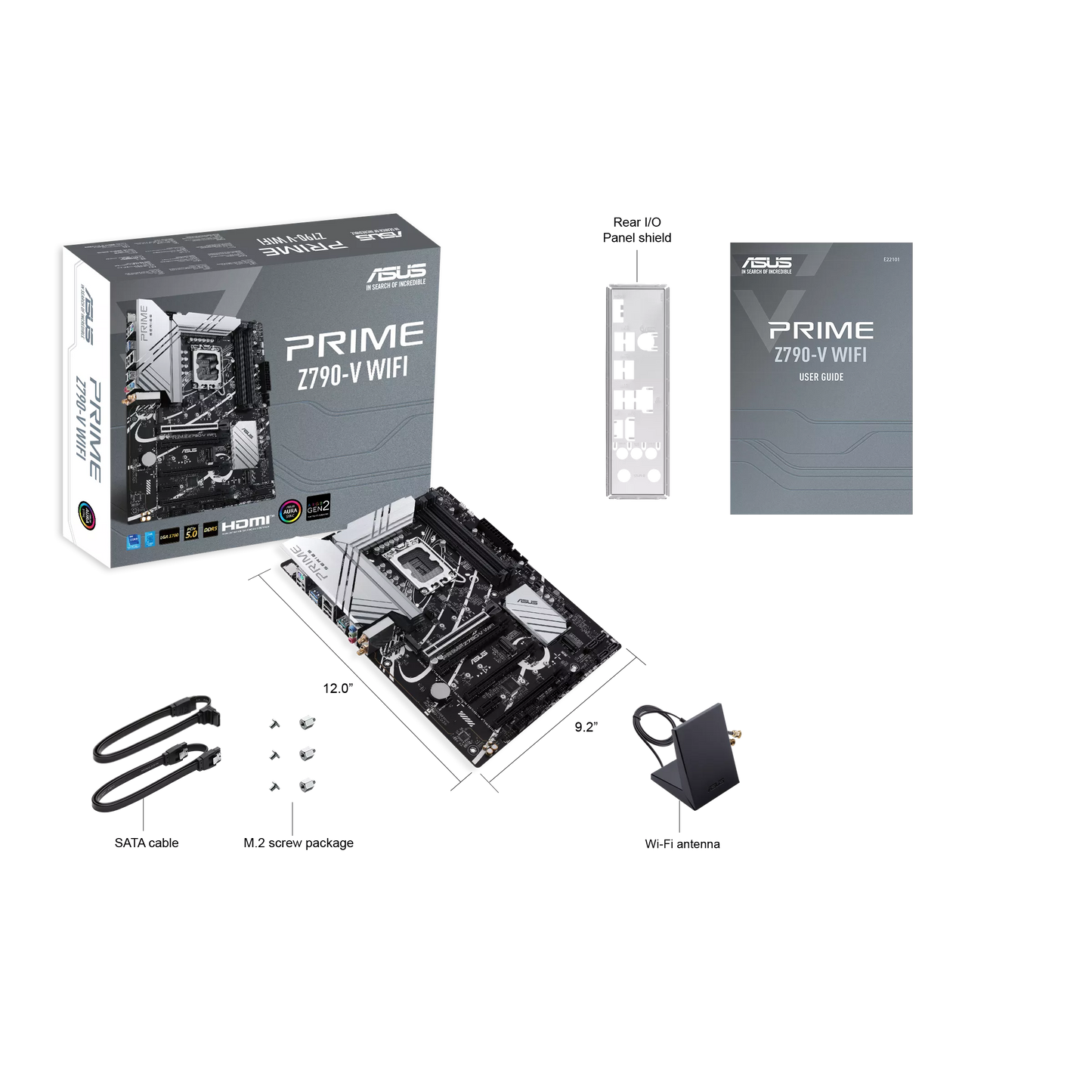 ASUS Prime Z790-V AX WIFI Intel Z790 LGA 1700 ATX DDR5 Motherboard