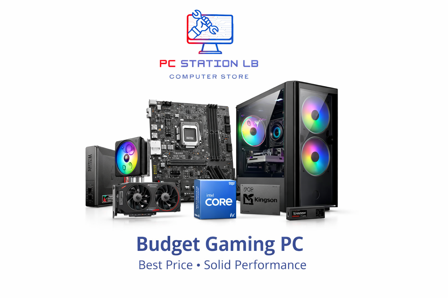 i5/16GB/GTX1660Ti/SSD/ゲーミングPC Budget Gaming PC i5-12400F GTX 1660 Ti 16GB RAM 256GB SSD Windows