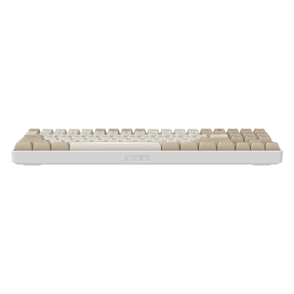 Darkflash GD87 87-Key Dual-Mode Mechanical Keyboard – Milky & Brown