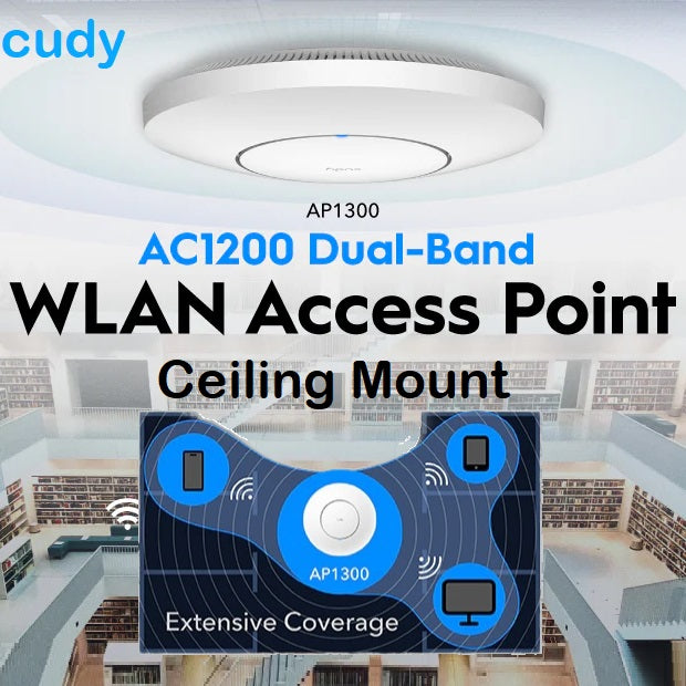 Cudy AP1300-P-EU AC1200 ceiling access point