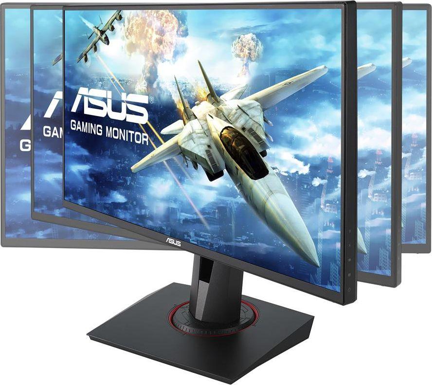 ASUS VG258QR gaming monitor connectivity and ports view