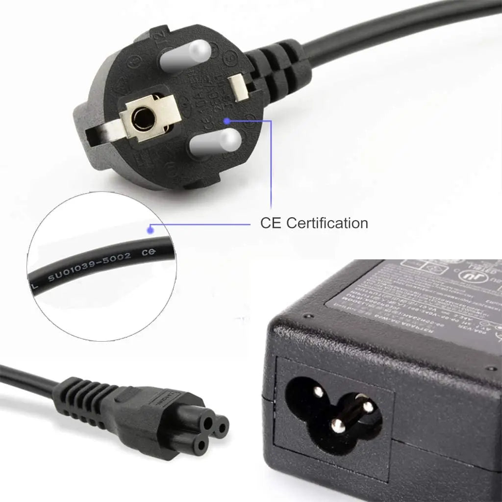 EU C5 cloverleaf power cord 1.5m