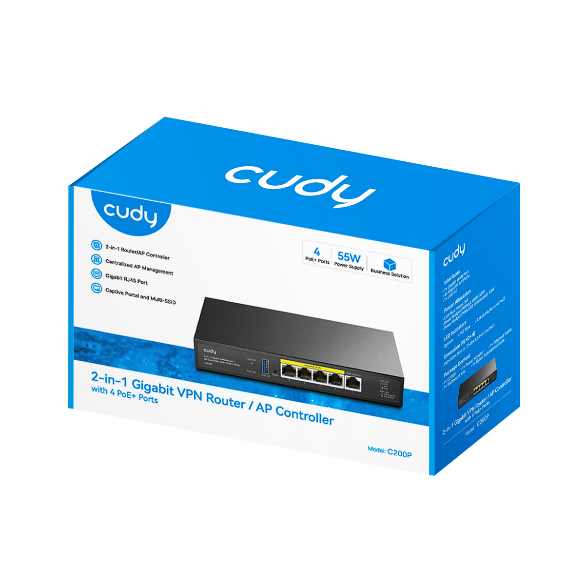 Cudy C200P 1.0 original manufacturer product 2