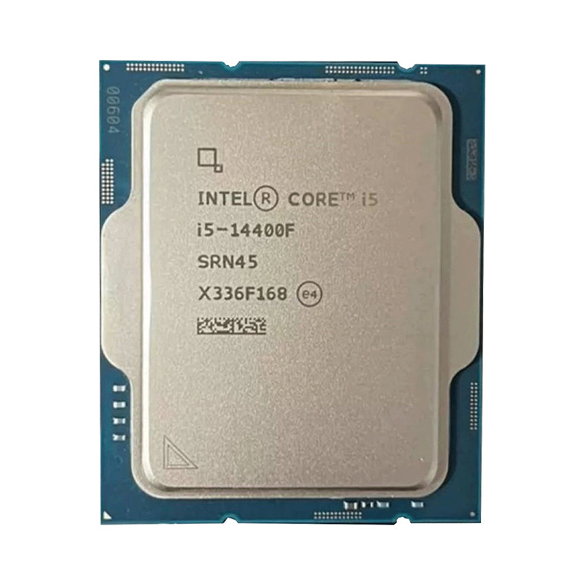 Intel Core i5-14400F tray processor front view