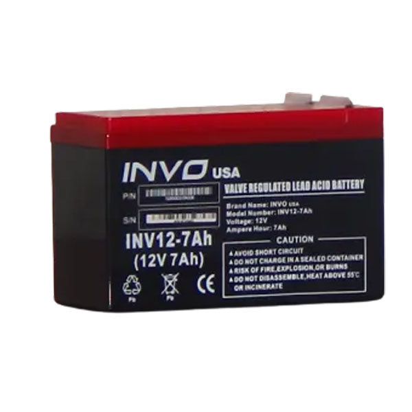 INVO 12V 7Ah rechargeable UPS battery