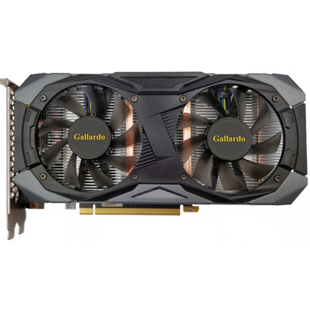 MANLI GeForce GTX 1660 Gallardo dual-fan graphics card front view