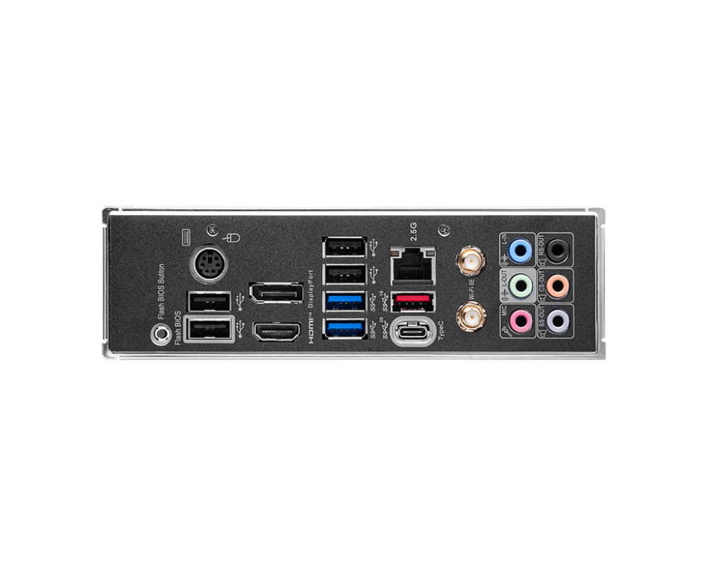 MSI Z790 GAMING PLUS WIFI DDR5 rear I/O connectors