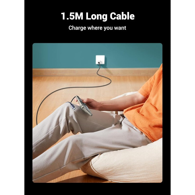 UGREEN US561 USB-C to dual USB-C 100W braided cable - view 9