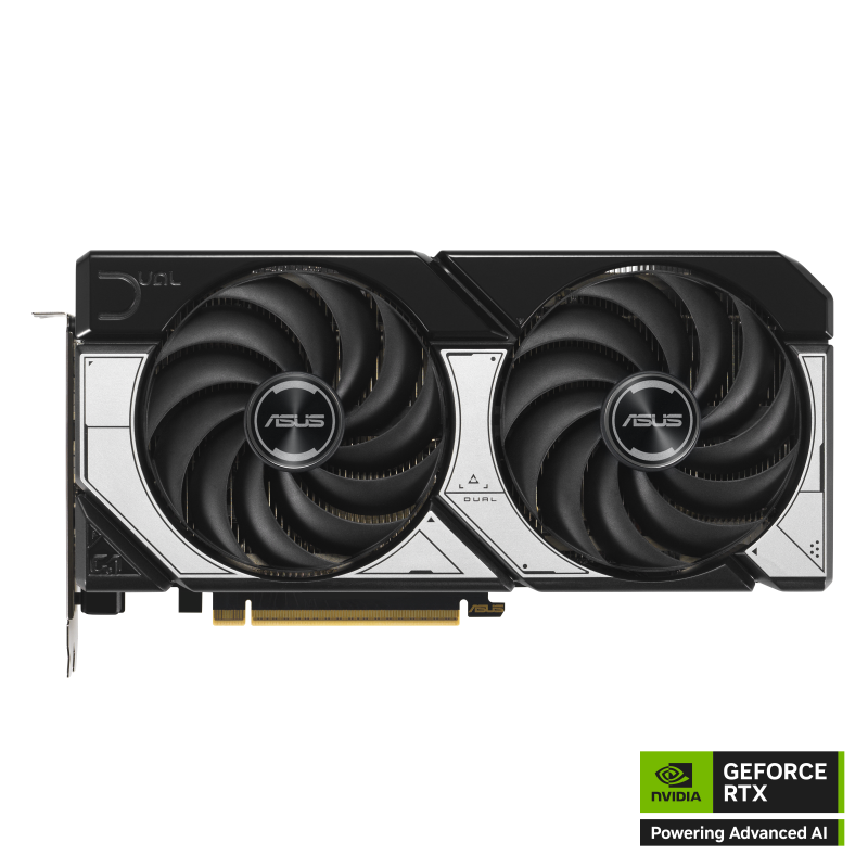 ASUS Dual GeForce RTX 5070 12GB GDDR7 OC Edition DUAL-RTX5070-O12G — front view