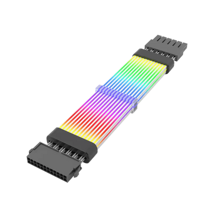 DarkFlash LG-01 ARGB 24-Pin ATX Extension Cable – Black