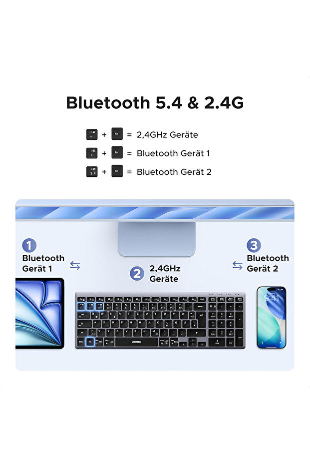 UGREEN K552 75163 slim wireless keyboard