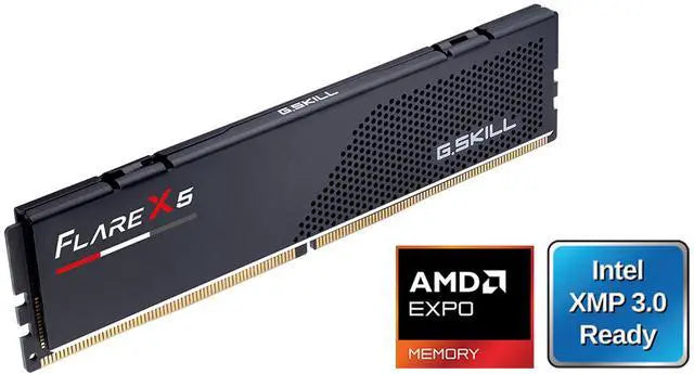 G.SKILL Flare X5 16GB DDR5-6000 CL36 RAM alternate view - F5-6000J3636F16GX1-FX5