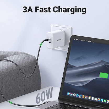 UGREEN 50751 USB-C data charging cable features