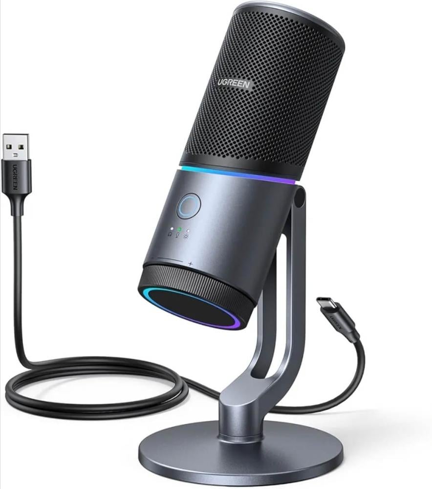 UGREEN CM769 RGB microphone with USB cable