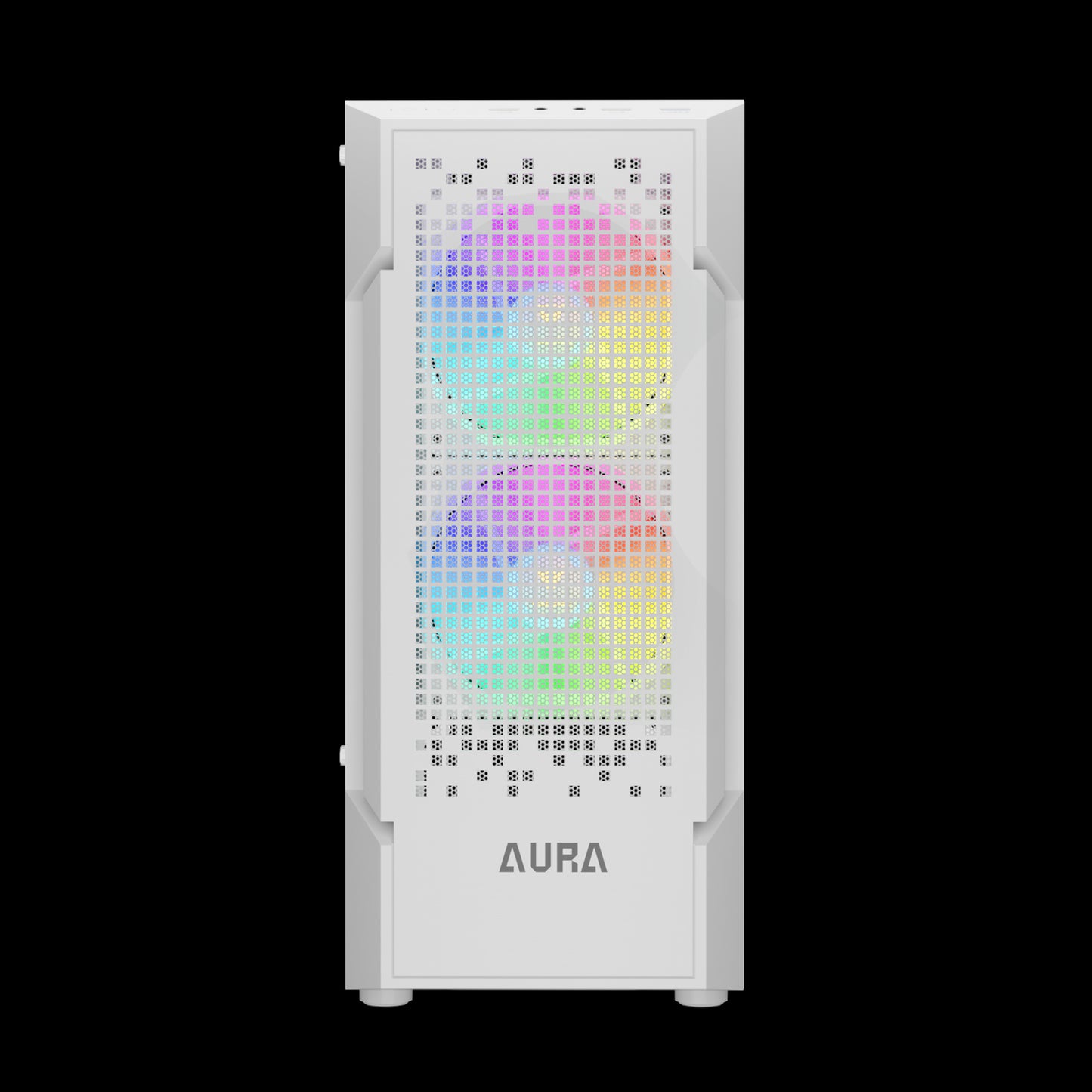 Gamdias AURA GC7 WH ARGB Compact Mesh Mid-Tower Case