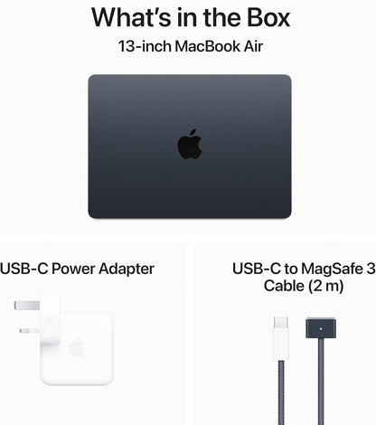 Apple MacBook Air 13.6-inch M3 24GB 512GB Laptop – Midnight (MC8Q4)