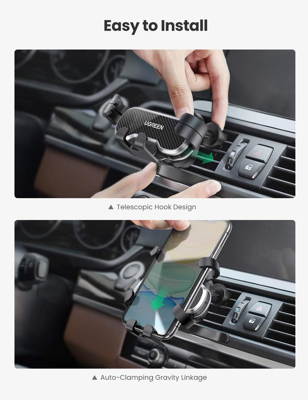 UGREEN LP228 gravity phone mount
