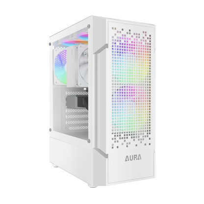 Gamdias AURA GC7 WH ARGB Compact Mesh Mid-Tower Case