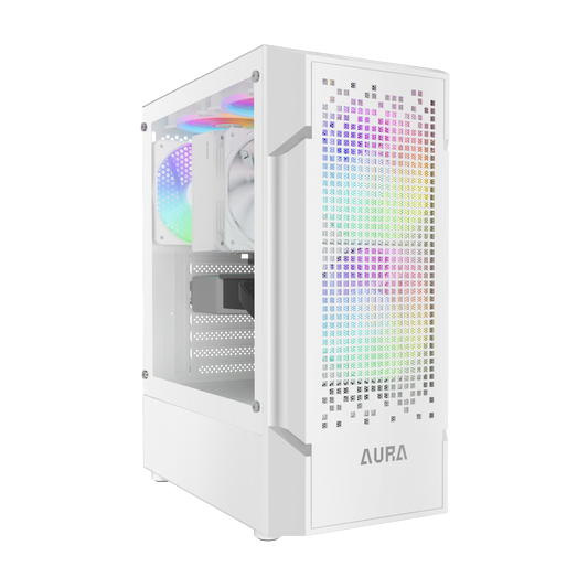 Gamdias AURA GC7 WH ARGB Compact Mesh Mid-Tower Case