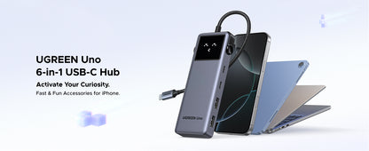 UGREEN Uno 6-in-1 USB-C Hub 35998