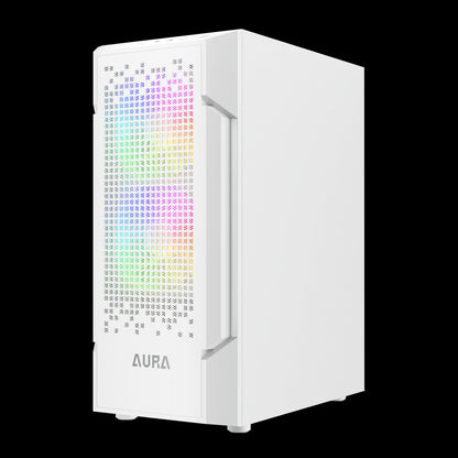 Gamdias AURA GC7 WH ARGB Compact Mesh Mid-Tower Case