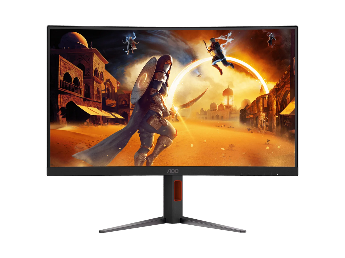 AOC C27G4Z 27 inch curved 300Hz gaming monitor front view