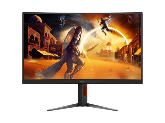 AOC C27G4Z 27 inch curved 300Hz gaming monitor front view