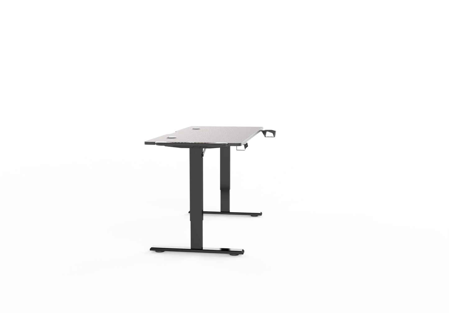 Adjustable Gaming Desk 140 × 60 cm Black