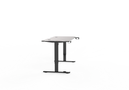 Adjustable Gaming Desk 140 × 60 cm Black