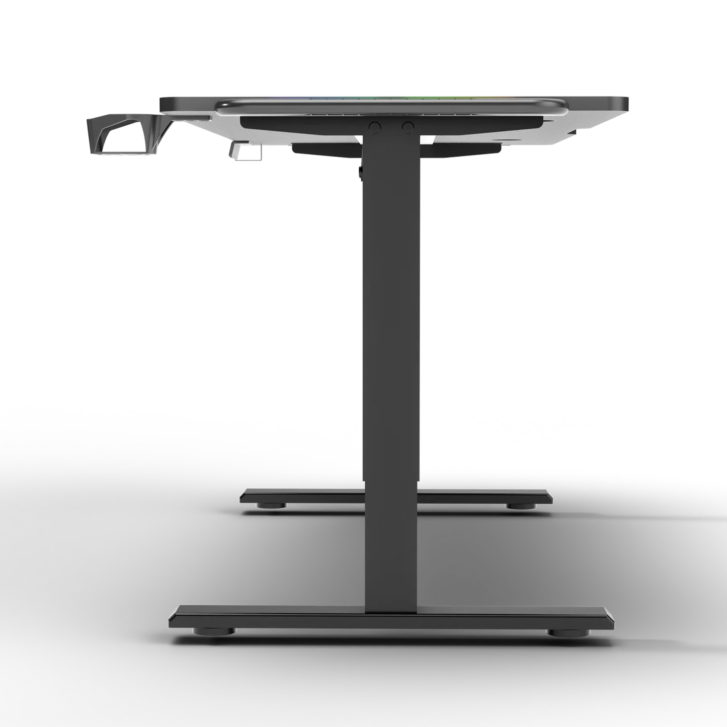 Adjustable Gaming Desk 140 × 60 cm Black