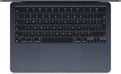 Apple MacBook Air 13.6-inch M3 Midnight angled view