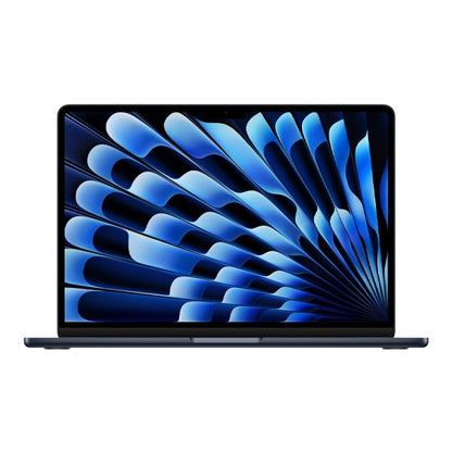 Apple MacBook Air 13.6-inch M3 Midnight laptop front view