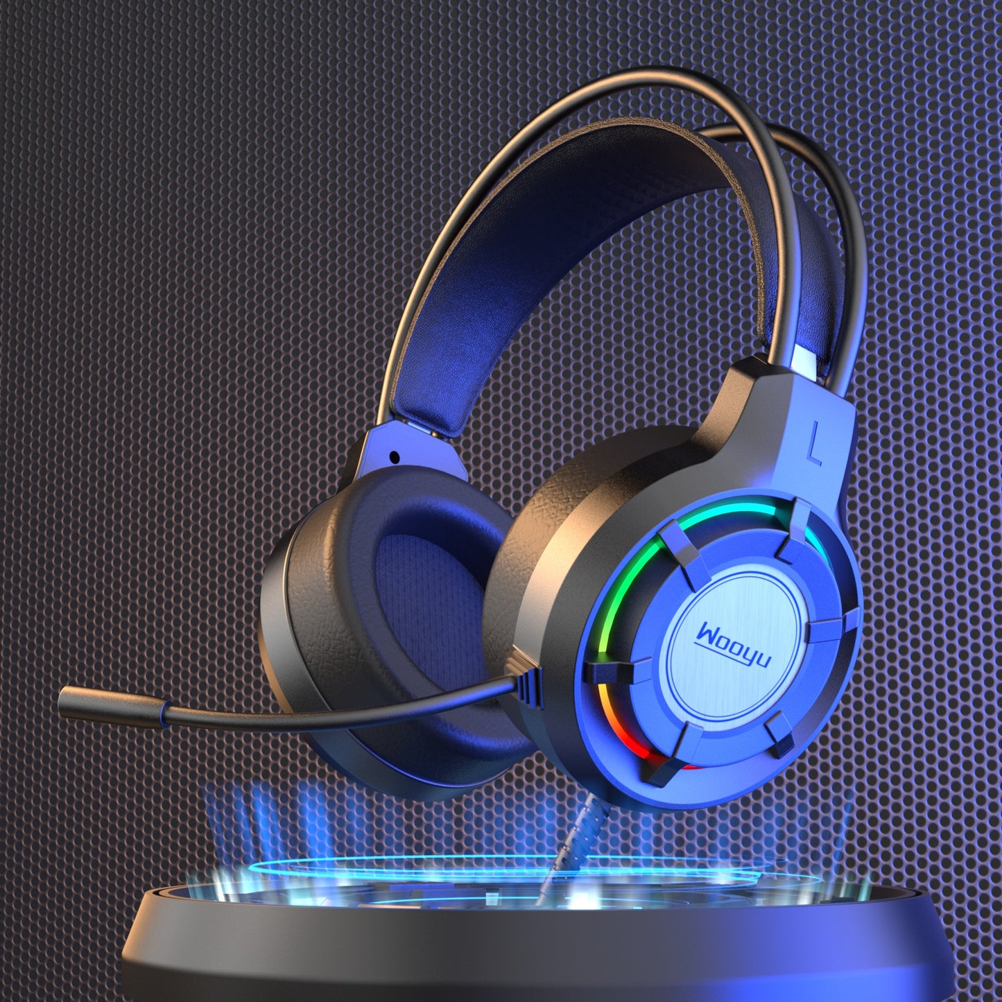 BAJEAL G18 7.1 gaming headset front view