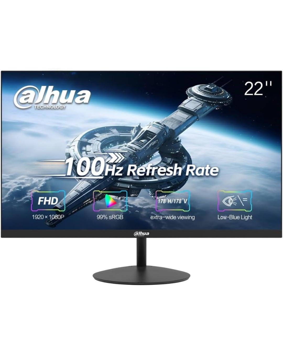 Dahua DHI-LM22-A200Y 22-inch Full HD monitor front view