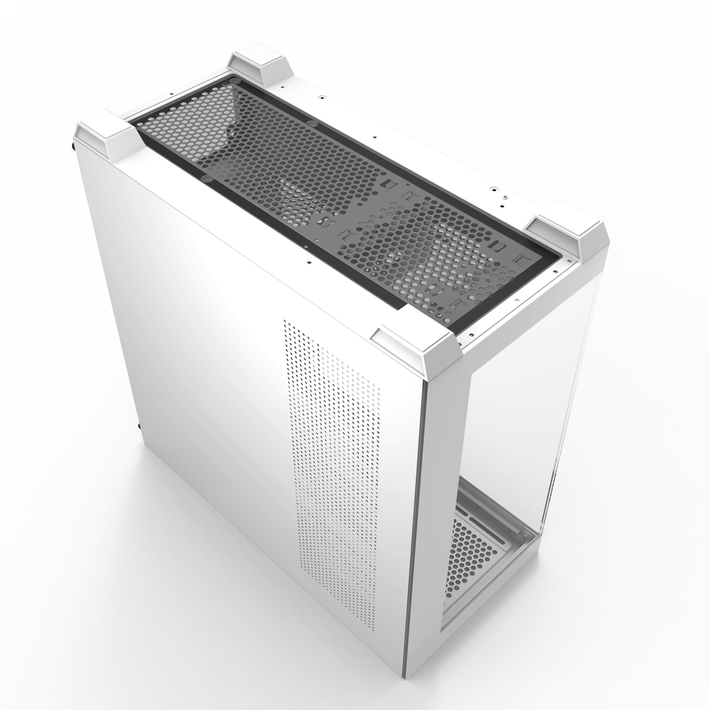 Darkflash DS900 ATX PC Case White 5 ARGB Fans 270° Panoramic Tempered Glass