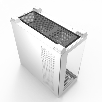 Darkflash DS900 ATX PC Case White 5 ARGB Fans 270° Panoramic Tempered Glass