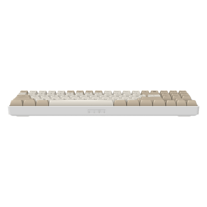 Darkflash GD87 87-Key Dual-Mode Mechanical Keyboard – Milky & Brown