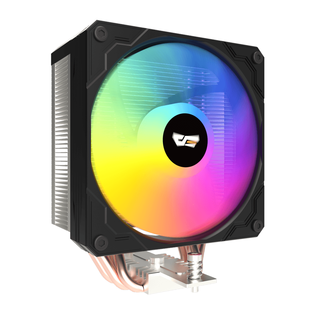Darkflash M400 Digital Display Tower CPU Cooler – BLACK