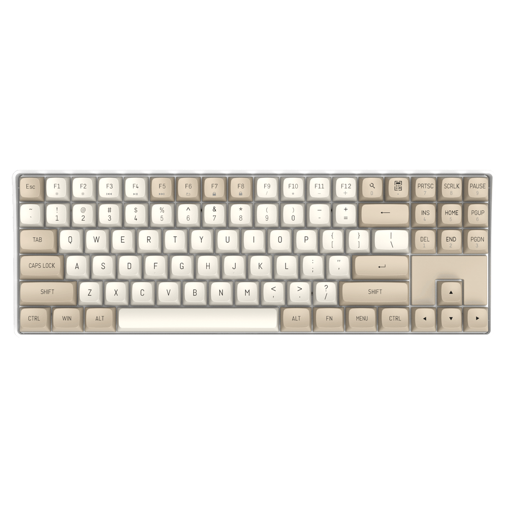 Darkflash GD87 mechanical keyboard milky and brown