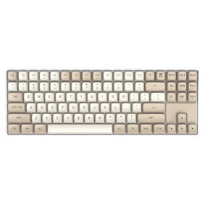 Darkflash GD87 mechanical keyboard milky and brown