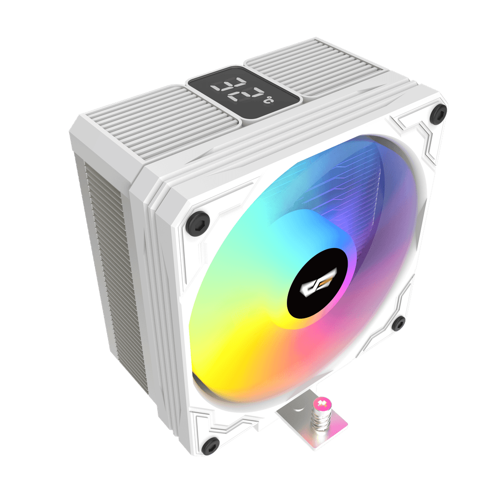 Darkflash M400 Digital Display Tower CPU Cooler white
