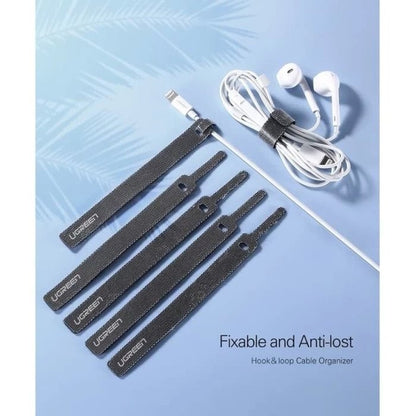 UGREEN Wide Reusable Cable Tie Organizer