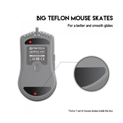 Fantech Crypto VX7 RGB Wired Gaming Mouse – Black