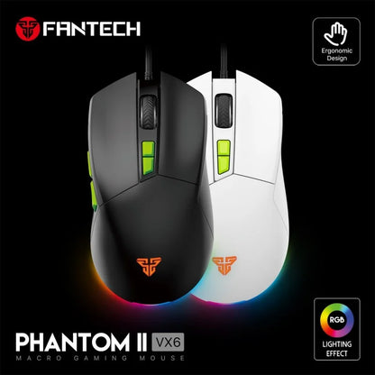 Fantech Phantom II VX6 RGB Wired Gaming Mouse