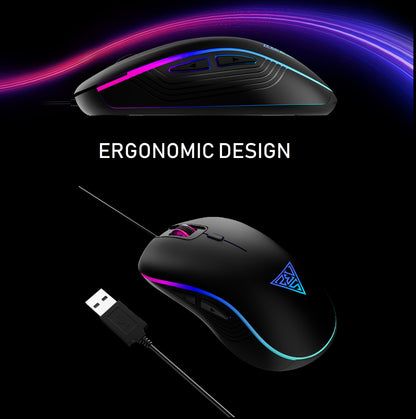 GAMDIAS AURA GS3 RGB Wired Gaming Mouse