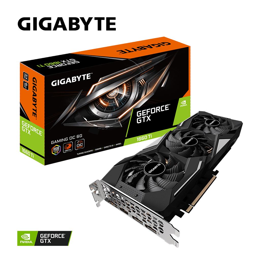 Gigabyte GeForce GTX 1660 Ti GAMING OC 6GB Graphics Card