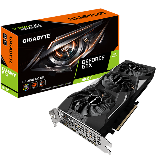 Gigabyte GeForce GTX 1660 Ti GAMING OC 6GB graphics card