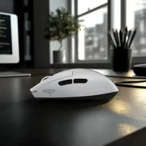 Darkflash DFM80 Pro Gaming Mouse – White, 48g, Tri‑Mode