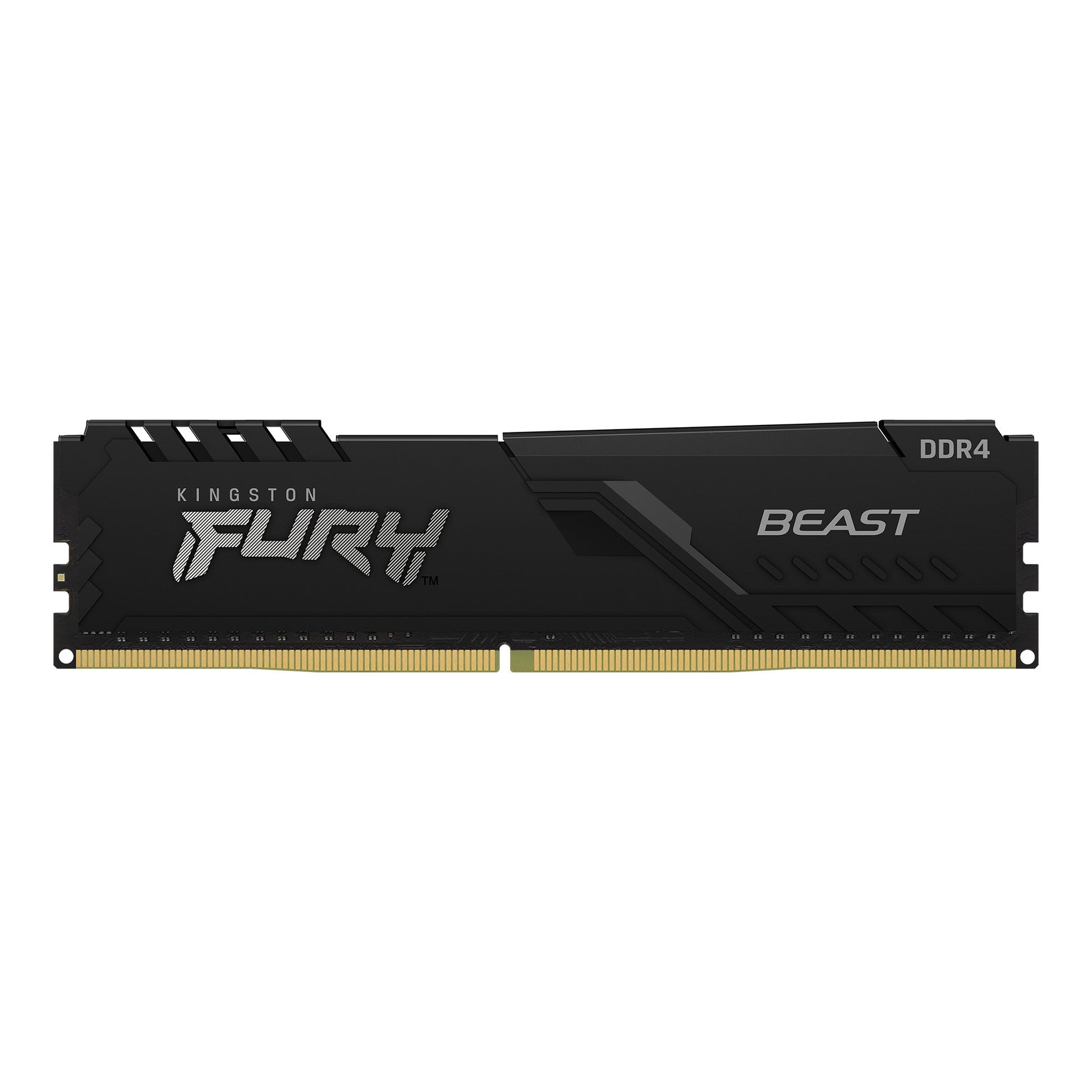 Kingston FURY Beast 16GB DDR4 3200MHz desktop memory black front view