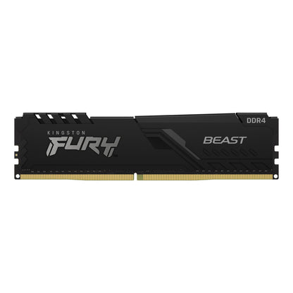 Kingston FURY Beast 16GB DDR4 3200MHz desktop memory black front view